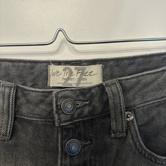 We the Free black denim shorts - Picture 2 of 3